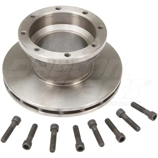 Automann air disc rotor 12.795-inch for heavy-duty braking systems, showing the ventilated metal disc with mounting holes.