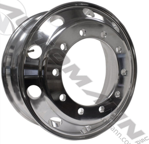157.A225-33526- Wheel 22.500in X 8.250in Aluminum - Nick's Truck Parts