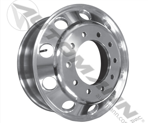 157.A245X825HP - Hub Pilot 24.500in X 8.250in Aluminum - Nick's Truck Parts