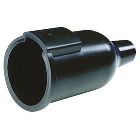 Automann 179.67072B 7-pin socket boot, durable protective cover for electrical connectors, shown in black with textured surface.