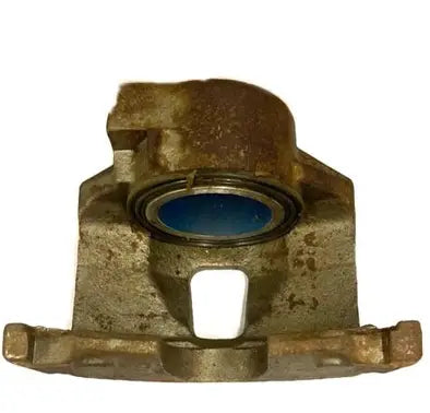 Automann disc brake caliper with 3.375-inch diameter, showcasing the black metal brake caliper for automotive braking systems.