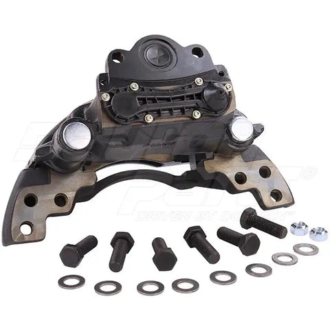 Automann Air Disc Brake Caliper with Carrier ADB22X, showcasing the black metal caliper and mounting components.