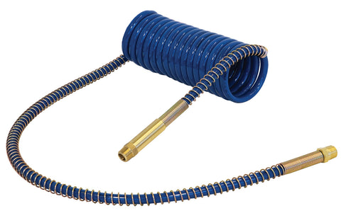 Tectran-16B1540BH-Armorbrass-ArmoRed Nylon Aircoil with  Brass Handles - Nick's Truck Parts