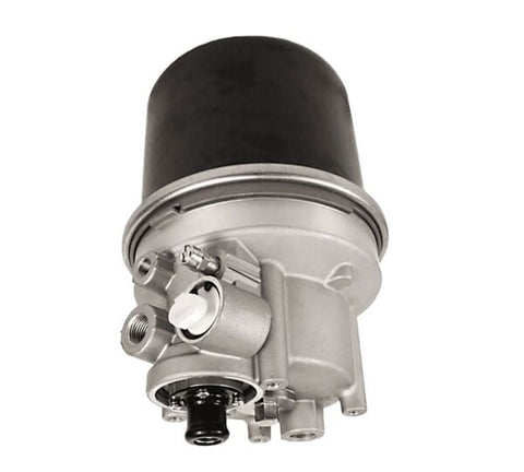 Automann AD9 Type 12V air dryer with compact design and electrical connections, used to remove moisture from air systems.