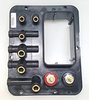 Automann 170.1020 air manifold for Volvo trucks, showing the metal component with multiple connection ports and fittings.