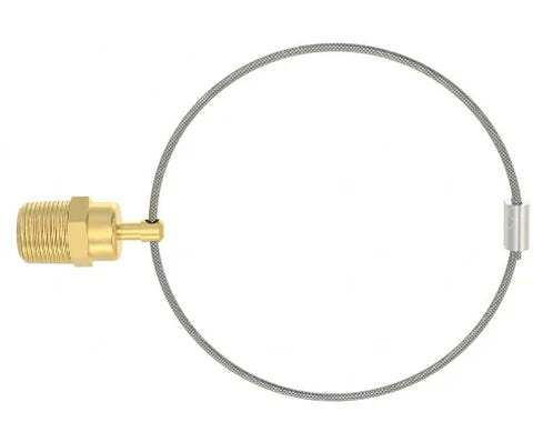 Automann low profile drain valve with 3/8 inch NPT fitting, designed for efficient fluid drainage and easy installation.
