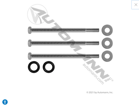 170.500923- ADIS Type Air Reservoir Mounting Kit - Nick's Truck Parts