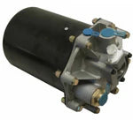 Automann AD9 Type 12V air dryer, compact industrial air dryer with metallic body and inlet/outlet ports visible in the image.