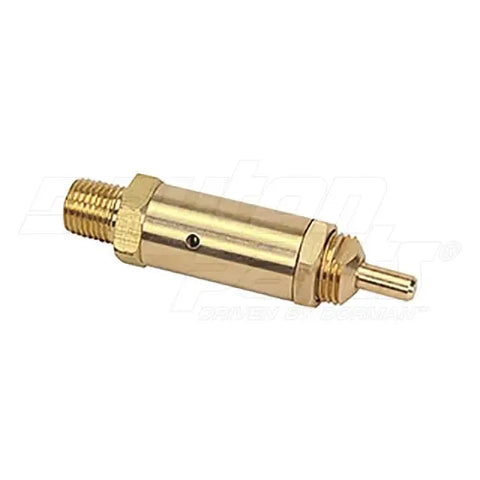 Automann 170.80035-ST4 safety valve with 150 PSI pressure relief, showing metal valve with adjustment knob and pressure gauge