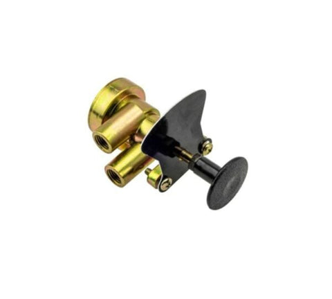 Automann Sealco brake push pull valve 170.99600 with metal fittings, designed for reliable brake system control.