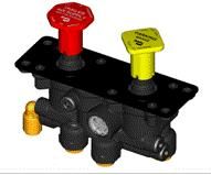 Automann MV3 Type Dash Control Module, manifold dash control component with multiple gauges and switches on a vehicle dashboard