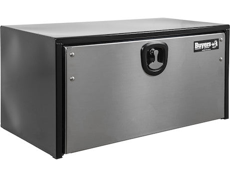 Buyers- 1704700- 24X24X24 Inch Black Steel Truck Box With Stainless Steel Door - Nicks Truck Parts