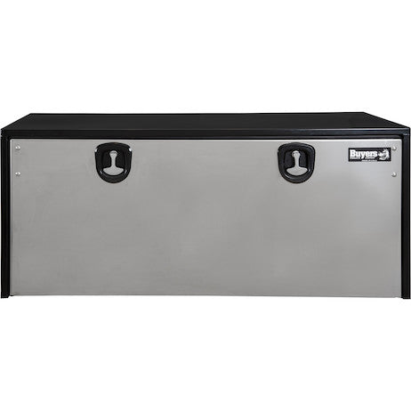 Buyers- 1708710- 18X24X48 Inch Black Steel Truck Box With Stainless Steel Door - Nicks Truck Parts