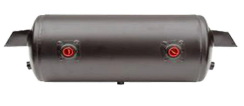 Automann air tank with 1488 cubic inch volume and 9.5-inch diameter, shown in the image.