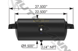 172.2001LH01 - Air Tank 1488 Cubic in Vol 9.500in Dia - Nick's Truck Parts