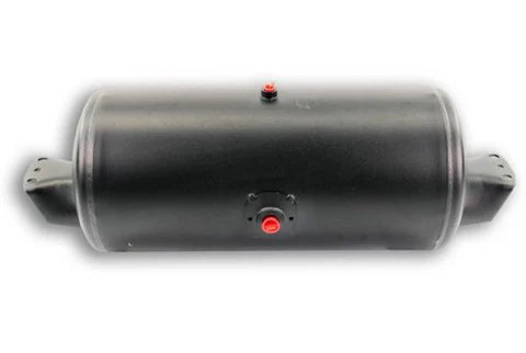 Automann air tank with 1488 cubic inches volume and 9.5-inch diameter, shown in the product image.