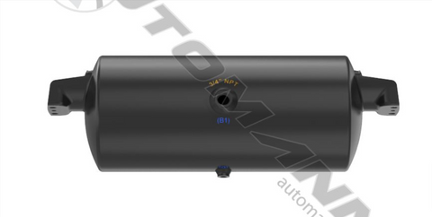 172.2001U- Air Tank 1488 Cubic in Vol 9.500in Dia - Nick's Truck Parts