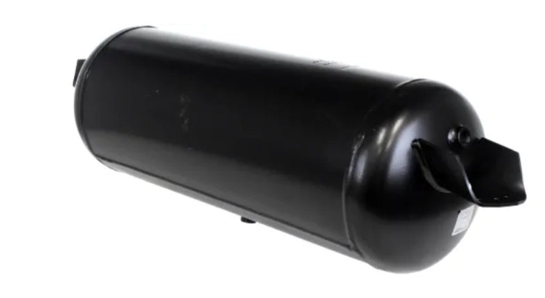 Automann air tank with 1488 cubic inch volume and 9.5-inch diameter, shown in the image.