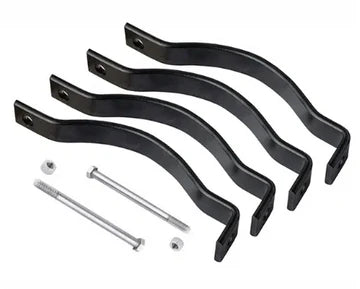 Automann air tank strap kit for 12-inch diameter tanks, durable mounting straps for secure installation