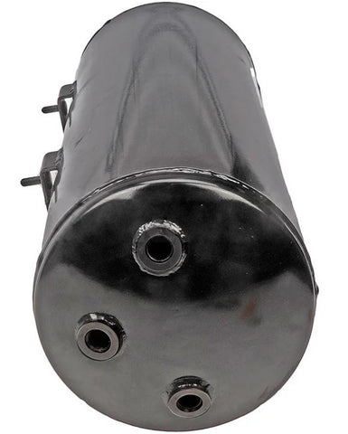 Automann 172.2265 air tank for Volvo trucks, cylindrical metal air reservoir with mounting brackets and valve connections.
