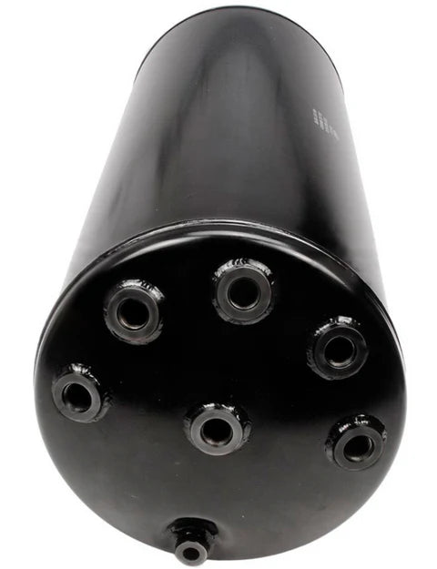 Automann 172.2983 Air Tank IHC for heavy-duty trucks, showing a cylindrical steel air tank with mounting brackets.