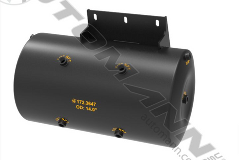 172.3647 - Air Tank LH Oshkosh - Nick's Truck Parts