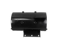 Automann 172.3648 air tank for Oshkosh vehicles, showing a cylindrical metal air tank with valve fittings and mounting brackets.