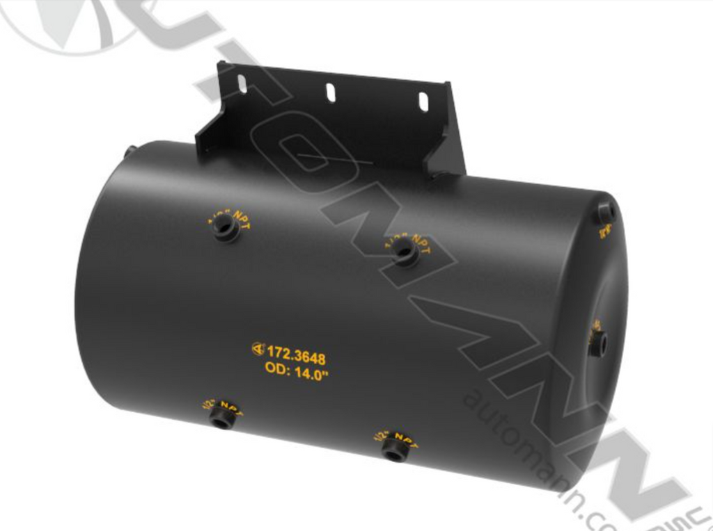 172.3648 - Air Tank RH Oshkosh - Nick's Truck Parts