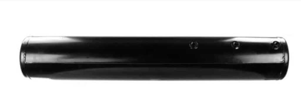 Automann 172.4750 air tank for Freightliner trucks, cylindrical metal air tank with mounting brackets and fittings.