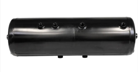 Automann 172.4901 air tank for Freightliner trucks, cylindrical metal air tank with mounting brackets, vehicle component.
