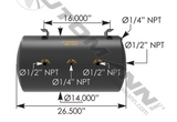 172.5573 - Air Tank Oshkosh - Nick's Truck Parts