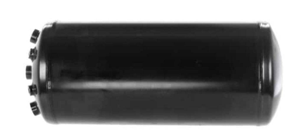 Automann Volvo air tank model 172.5916 showing the cylindrical metal tank with mounting brackets and fittings inside.