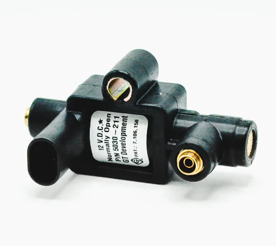 Automann 173.1106-Air Solenoid Valve showing the compact valve with electrical connections and metal body.