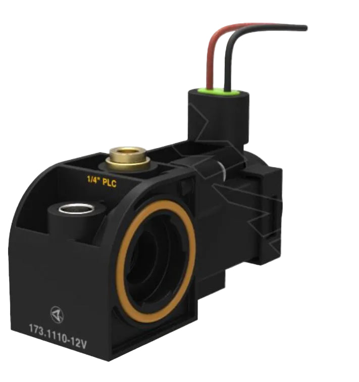 Automann 173.1110-12V air solenoid valve accessory pack with 12V electrical valve for air control systems