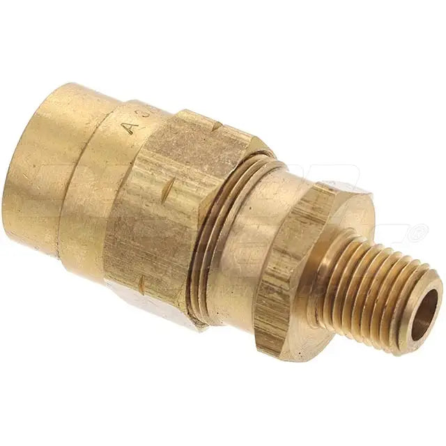 Automann male hose coupling 3/8 inch to 1/4 NPT fitting, durable metal hose fitting for secure connections.