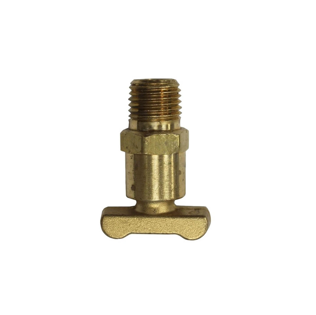 Automann 177.4031 Needle Seat Drain Valve with 1/4 inch NPT connection, used for draining fluids in automotive or machinery systems.