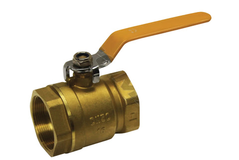 Automann 177.4132 ball valve 2-inch NPT brake valve with metal handle and durable construction for fluid control.