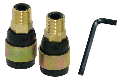Automann 3/8-inch air brake hose fitting repair kit with hose fitting components for vehicle brake system repair.