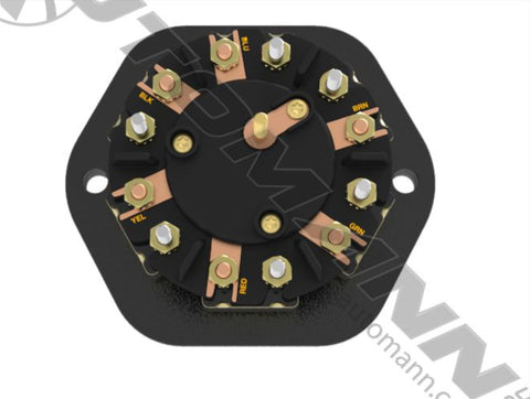 179.1015 - HD Socket 7 Way With 15 AMP Breaker - Nick's Truck Parts