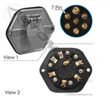 179.1020- Socket 7 Way With 20 AMP Breaker - Nick's Truck Parts