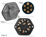 179.1030- HD Socket 7 Way With 30 AMP Breaker - Nick's Truck Parts