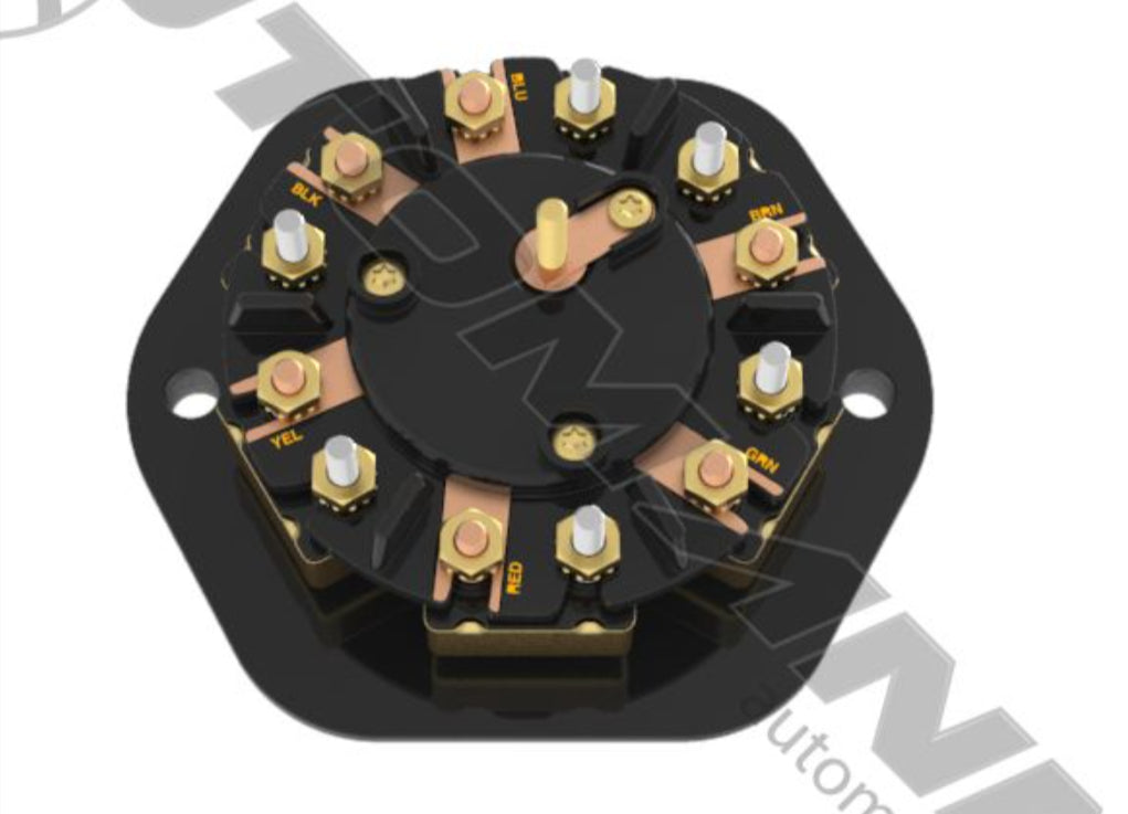 179.1030- HD Socket 7 Way With 30 AMP Breaker - Nick's Truck Parts