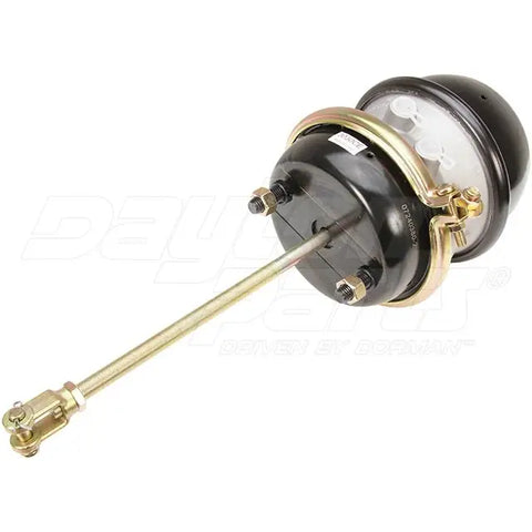 Dayton SB3030S-Type 30/30 Spring Brake Chamber, sealed industrial brake component with metal and rubber parts visible.