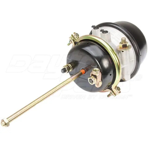 Automann Piggyback Kit Long Stroke Sealed brake chamber for heavy-duty vehicle brake systems, shown in the image.