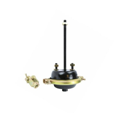 Automann SC12-Type 12 Service Chamber brake component with detailed metal and rubber parts, mounted for installation.