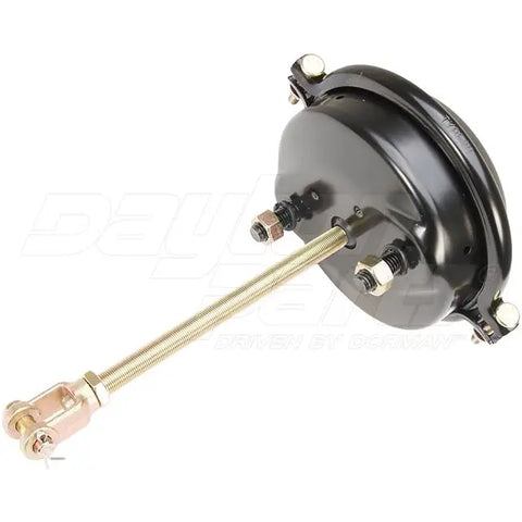 Dayton SC30-Type 30 service brake chamber, industrial brake component, showing metal cylinder with mounting brackets.