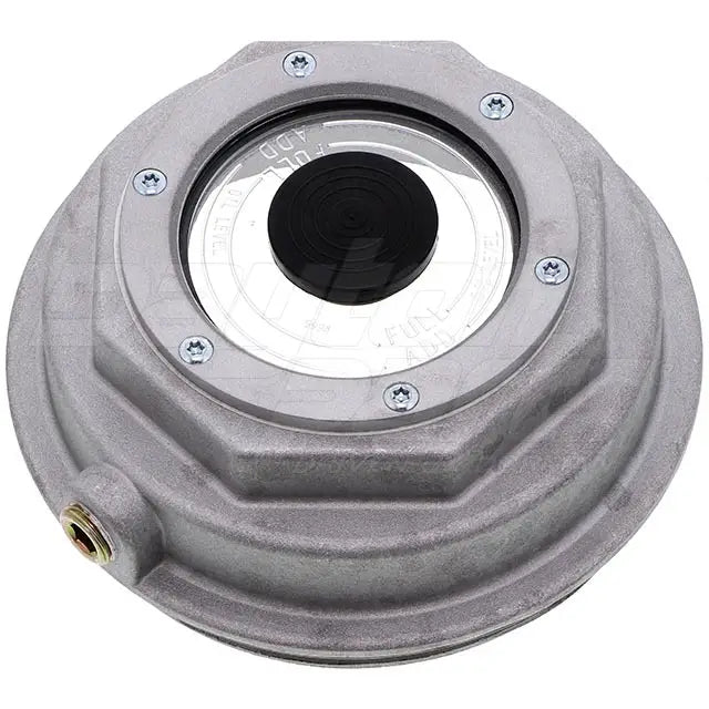 Dayton Fleet Standard Hub Cap, automotive wheel cover with steel construction and black finish, designed for truck or vehicle wheels.