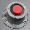Automann 180.10622 die cast aluminum wheel oil hub cap with detailed design and brand markings, suitable for truck wheels.