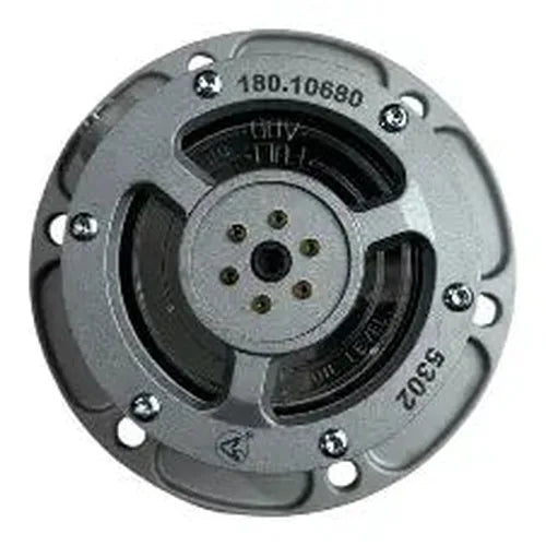 Automann Hub Cap Stemco Type 180.10680 for PSI trucks, showing a durable metal hub cap with stem for wheel installation.