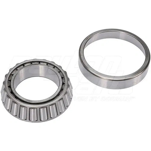 Automann BS415-E Economy bearing set for wheel assembly, includes cone HM518445 and cup HM518410, with wheel components.